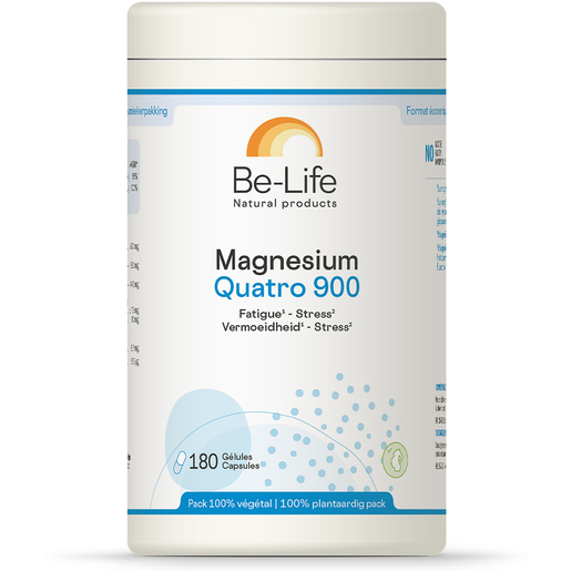 Be Life Magnesium Quatro 900 180 Gélules | Défenses naturelles - Immunité