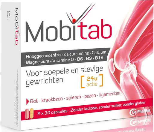 Mobitab Curcumin 60 Capsules | Gewrichten - Artrose
