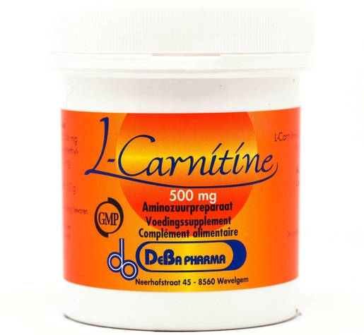 L-carnitinecaps 60x500mg Nf Deba | Voedingssupplementen