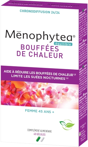 Menophytea Bouffees De Chaleur 40 Gélules | Ménopause