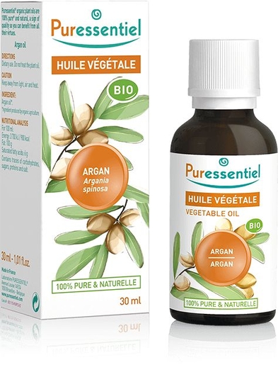 Puressentiel Bio Plantaardige Olie Argan 30ml | Hydratatie - Voeding
