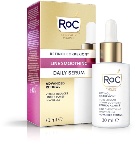 Roc Retinol Correxion Gladstrijkende Verzorging Dagelijks Serum 30 ml | Antirimpel