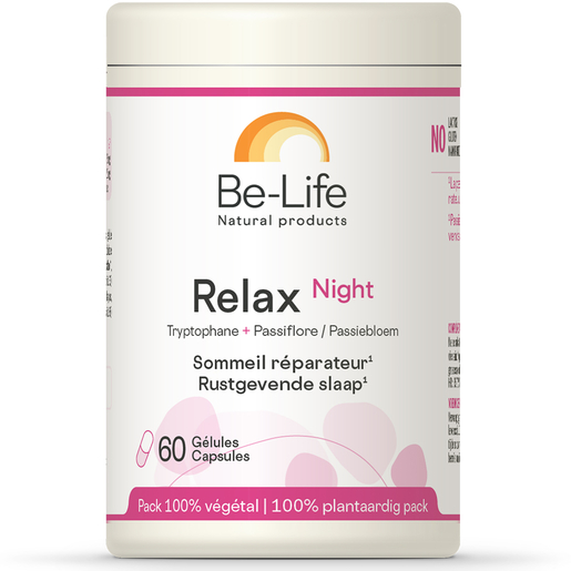 Be Life Relax Night 60 Capsules | Stress - Ontspanning