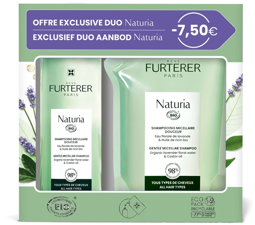 FURTERER NATURIA MICELLAIRE SH 400ML+REFILL  400ML | Shampoo