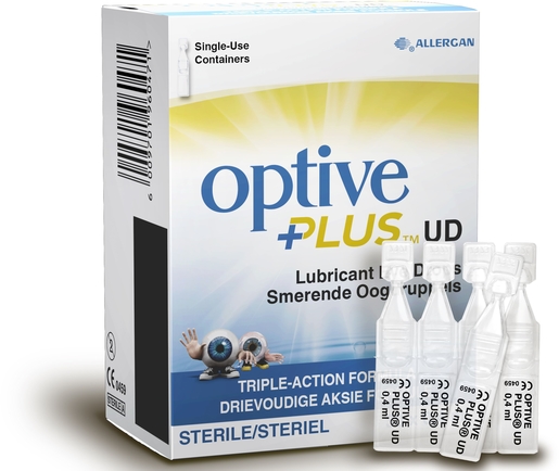 Optive Plus Steriele Oplossing Unidoses 30x0,4ml | Oculaire droogte