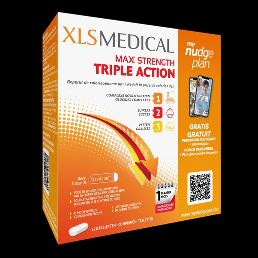 XLS Medical Maximum Strength 120 Tabletten | Gewichtscontrole
