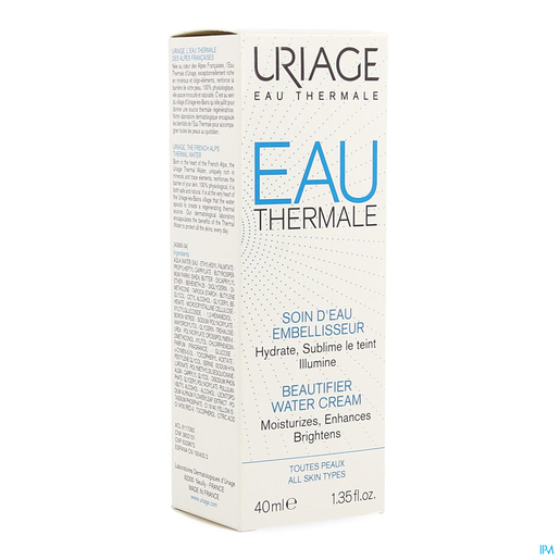 Uriage Mooier Makende Waterverzorging 40 ml | Hydratatie - Voeding