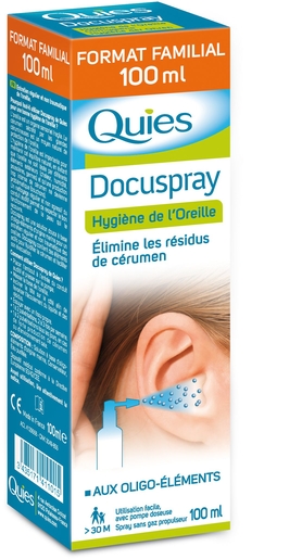 Quies Docuspray Spray Auriculaire Sans Gaz 100ml | Oreilles