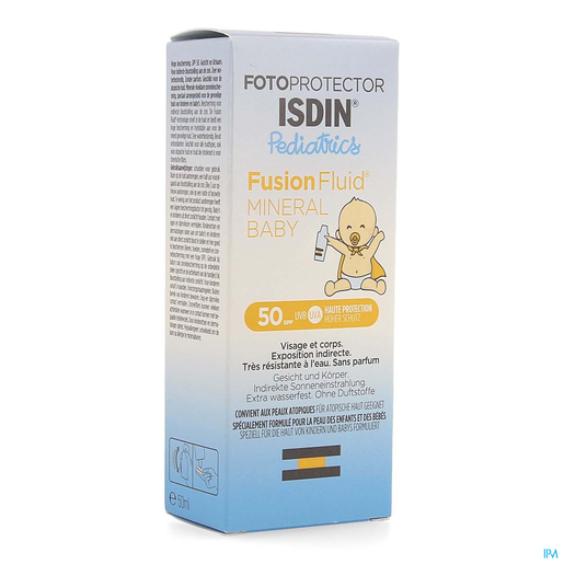 ISDIN Fotoprotector Fusion Fluid Baby SPF50 50 ml | Zonneproducten baby en kind