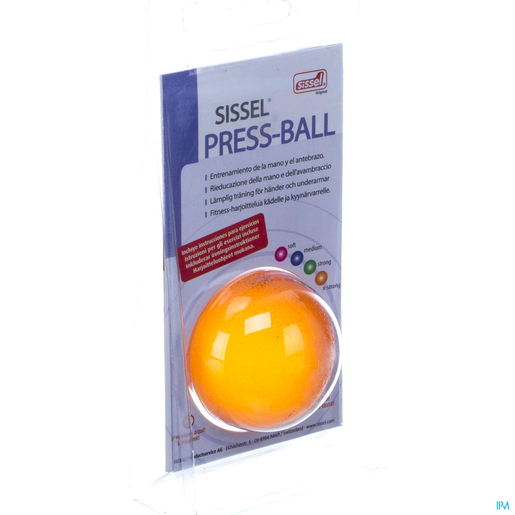 Sissel Press Ball X-strong Oranje | Klein materiaal