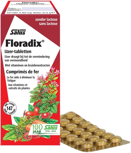 Salus Floradix 147 Comprimés | Forme - Energie