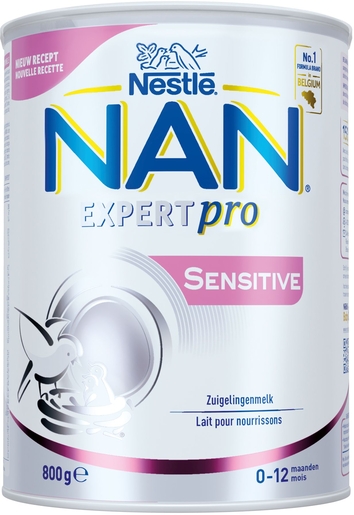 Nan ExpertPro Sensitive 0-12 maanden 800 g | Melk 1ste leeftijd