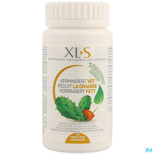 XLS Gewichtsverlies 150 Tabletten | Vetverbranders