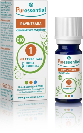 Puressentiel Huile Essentiel Ravintsara Bio 10ml | Aromathérapie