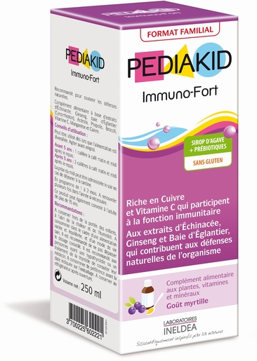 Pediakid Immuno Versterkend Siroop 250ml | Natuurlijk afweersysteem - Immuniteit
