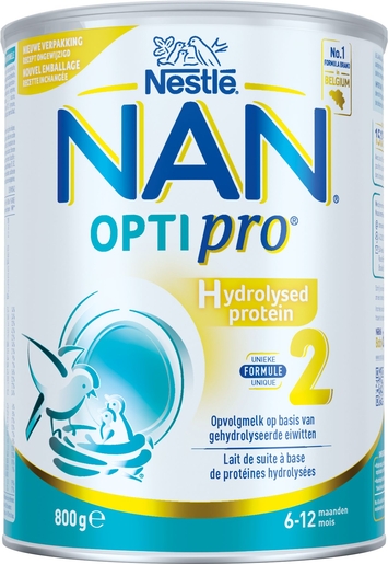 NAN OPTIPRO Hydrolysed protein 2 800g | Laits 2eme âge