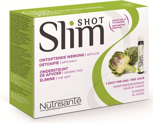 SlimShot Detox 14 Dagen 14x25ml | Zuiverend - Ontgiftend