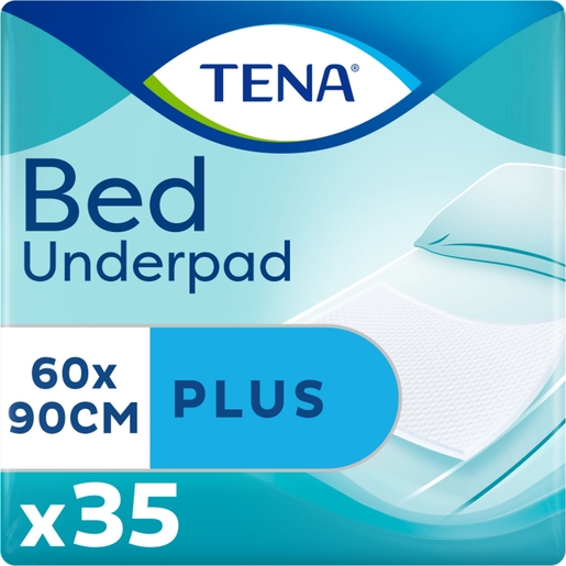 TENA Bed Plus 60 x 90 cm - 35 stuks | Onderleggers