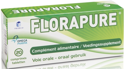 FloraPure 20 Comprimés | Probiotiques - Prébiotiques