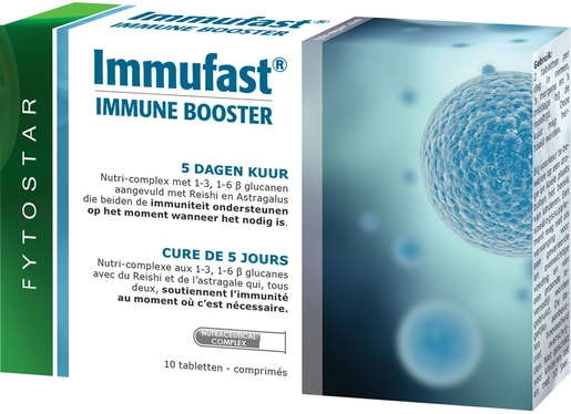 Fytostar Expertise Immufast Immune Booster 10 Tabletten | Natuurlijk afweersysteem - Immuniteit
