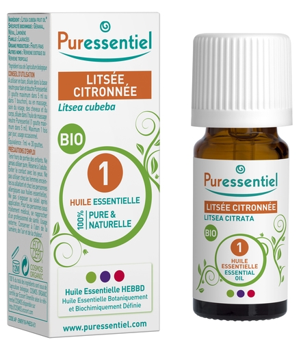 Puressentiel Bio Essentiële Olie Lychee Citroen 10ml | Bioproducten