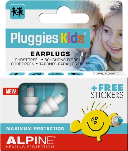 Alpine Pluggies Kids Oordoppen 1 Paar | Oorbescherming