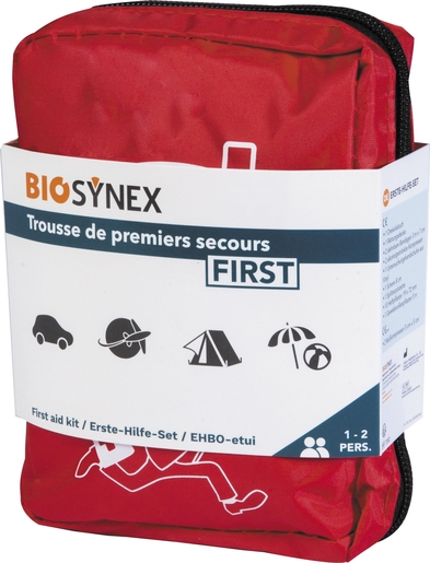 Biosynex Trousse Premiers Secours First | Trousse de secours