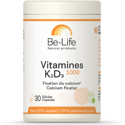 Be Life Vitaminen K2 D3 1000 30 Capsules