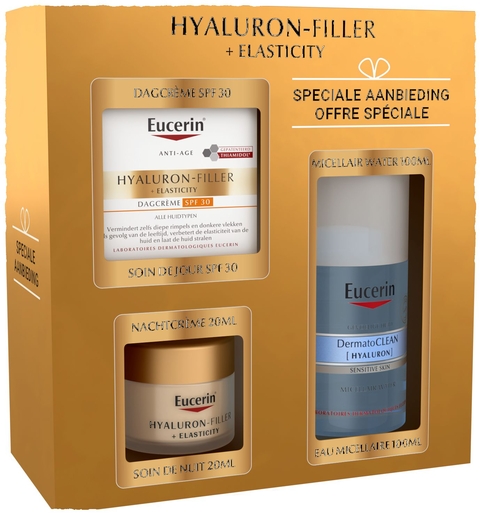 Eucerin Set Hyaluron-Filler +Elasticity 3 Producten | Antirimpel