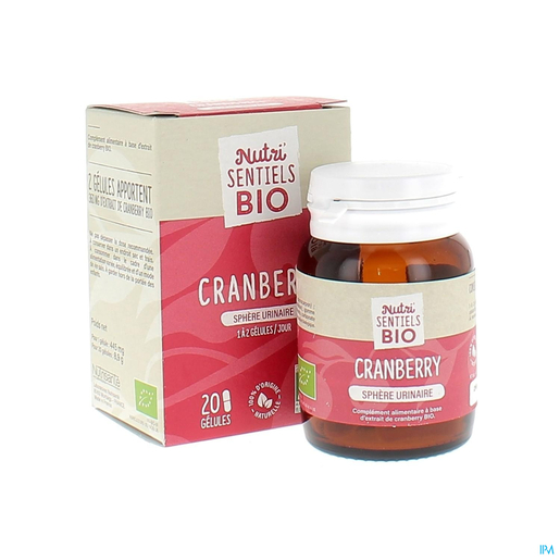 Nutri&#039;sentiels Bio Cranberry 20 Tabletten | Urinair comfort