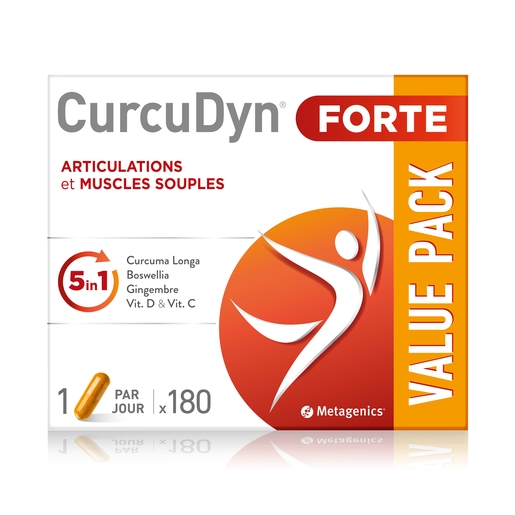 Curcudyn Forte 180 Gélules | Articulations - Arthrose