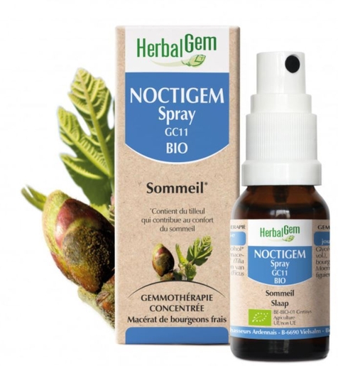 Herbalgem Noctigem Bio Spray 15 ml | Nachtrust