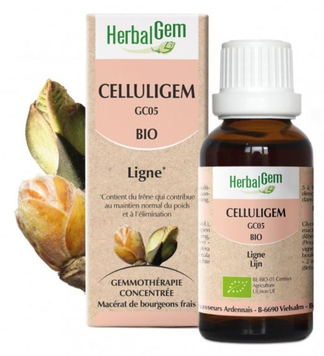 HerbalGem Celluligem Bio 30 ml | Drainage - Ontgifting