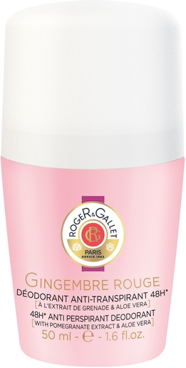 Roger&amp;Gallet Gingembre Rouge Déodorant Roll-on 50ml | Déodorants anti-transpirant