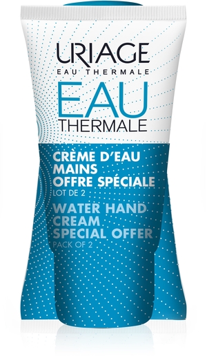 Uriage Eau Thermale Crème Mains 2x50ml (2ème produit à - 50%) | Mains Hydratation et Beauté