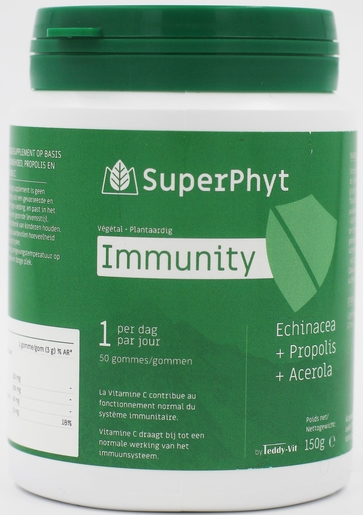 SuperPhyt Immunity 50 Gommes | Défenses naturelles - Immunité