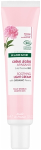 Klorane Crème Légère Apaisante Pivoine Bio 40ml