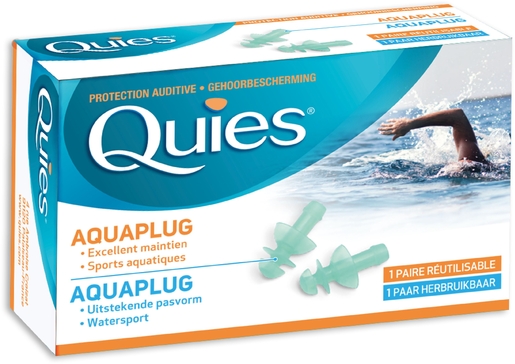 Quies Oorbescherming Aquaplug 1 Paar | Oorbescherming