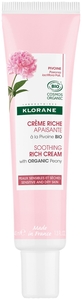 Klorane Crème Riche Apaisante Pivoine Bio 40ml