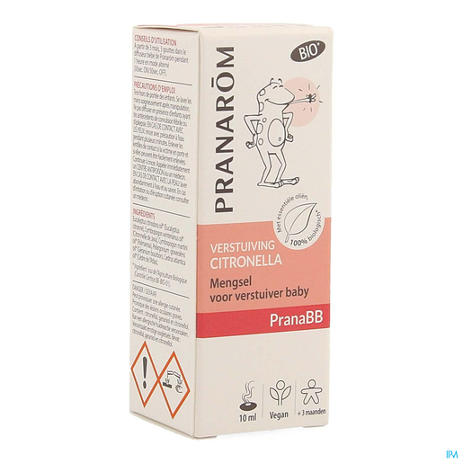 Pranabb Citronella Mengsel Baby Verstuiver 10ml | Muggen - Insecten