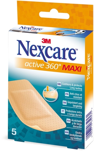 Nexcare 3M Active Strip 360 Maxi 5 Pansements | Pansements - Sparadraps - Bandes