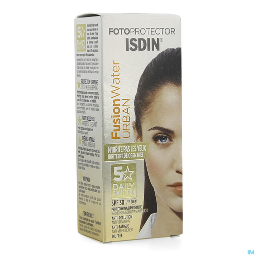 ISDIN Fotoprotector Fusion Water Urbain Ip30 50ml | Protection visage