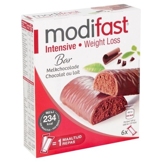 Modifast Intensive 6 Barres Chocolat | Repas hypocaloriques