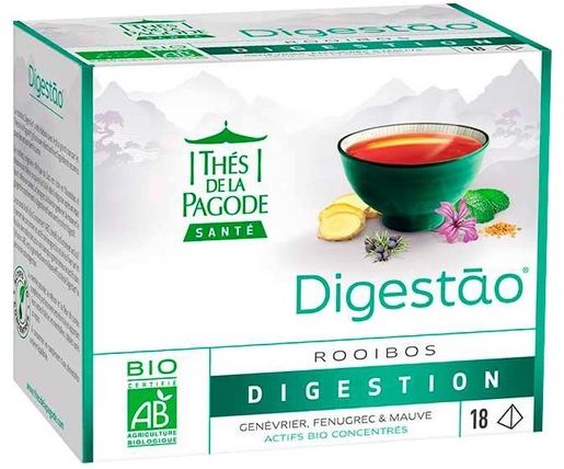 Thés de La Pagode Digestao 18 Sachets | Digestion - Transit