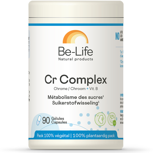 Be Life Cr Complex 90 Gélules | Chrome