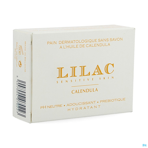 Lilac Pain Dermatologique à l&#039;Huile de Calendula 100g | Bain - Douche