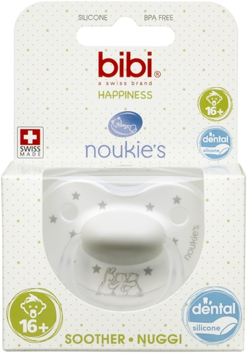 BIBI Fopspeen Happiness Noukie Star (meer dan 16 maanden) | Fopspenen