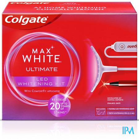 Colgate Max White Ultimate Bleekkit met Led | Mondhygiëne