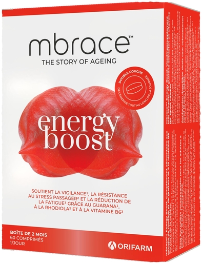Mbrace Energy Boost 60 Capsules | Stress - Relaxation
