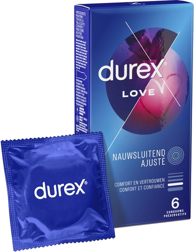 Durex Love Condooms 6 Stuks | Condooms